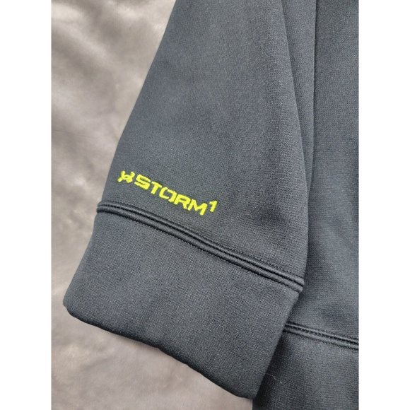 Under‎ Armour Hoodie Mens Medium Black Wounded Warrior Project Pullover Storm 1 - Picture 5 of 9